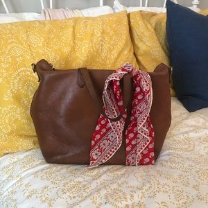 Madewell ziptop transport carryall